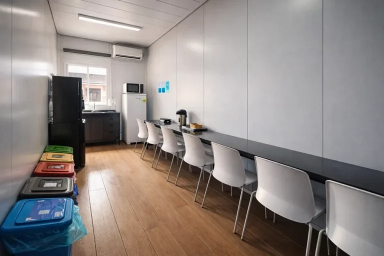 Módulo Opus configurado como cozinha industrial