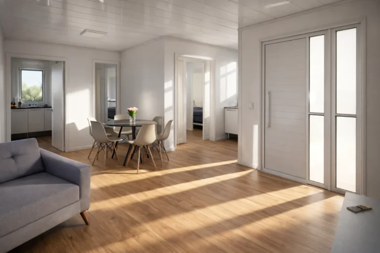 Módulo Opus configurado como habitação