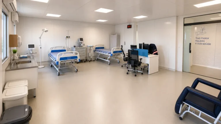Módulo Opus configurado como ambiente hospitalar